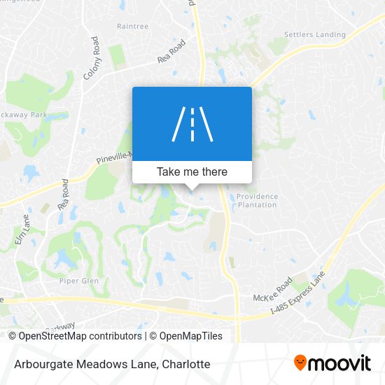 Arbourgate Meadows Lane map