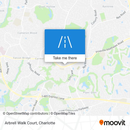 Arbrell Walk Court map