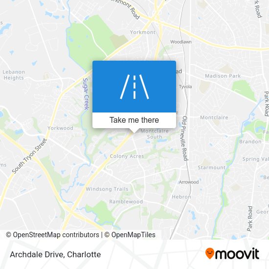 Mapa de Archdale Drive
