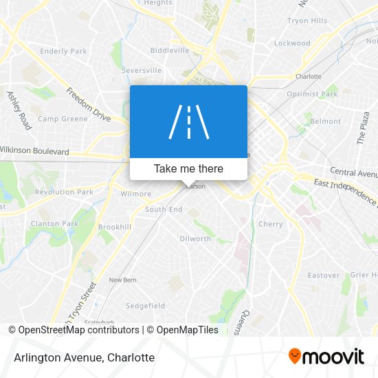 Mapa de Arlington Avenue