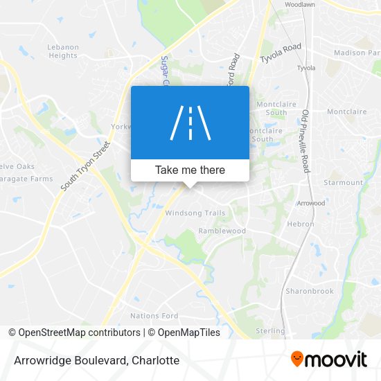 Arrowridge Boulevard map
