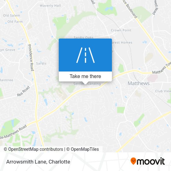 Mapa de Arrowsmith Lane