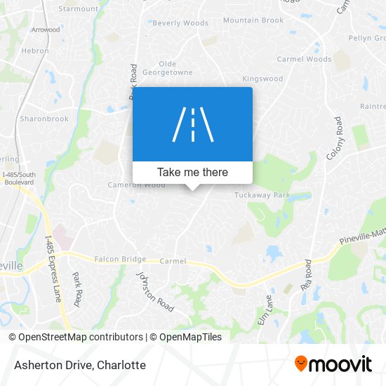 Mapa de Asherton Drive