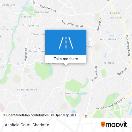 Mapa de Ashfield Court