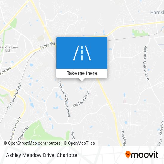 Ashley Meadow Drive map