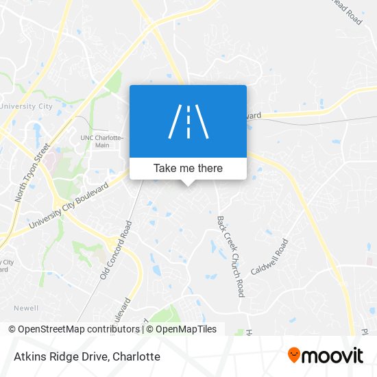 Atkins Ridge Drive map