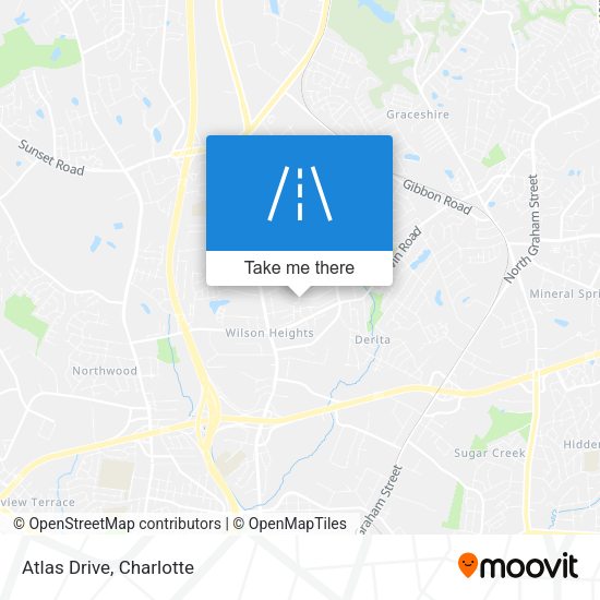 Mapa de Atlas Drive