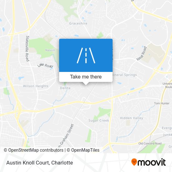 Mapa de Austin Knoll Court