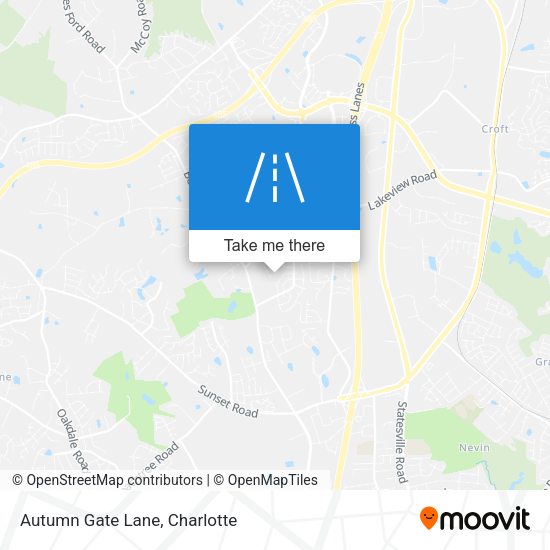 Mapa de Autumn Gate Lane