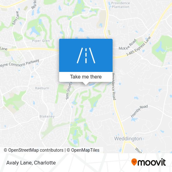 Mapa de Avaly Lane
