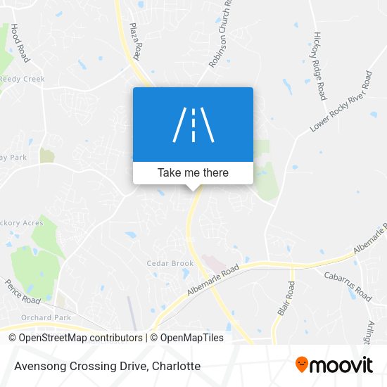 Mapa de Avensong Crossing Drive