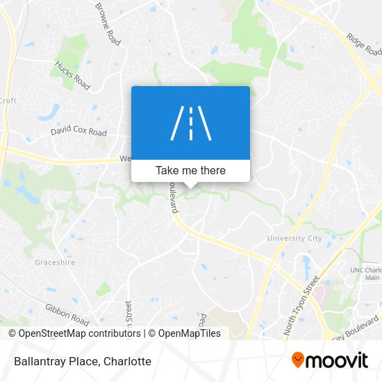 Mapa de Ballantray Place