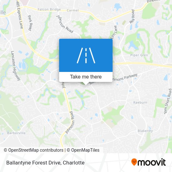 Ballantyne Forest Drive map
