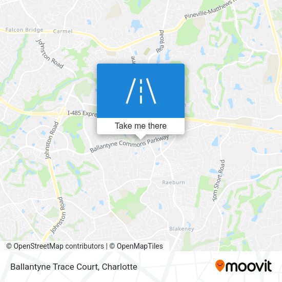 Ballantyne Trace Court map