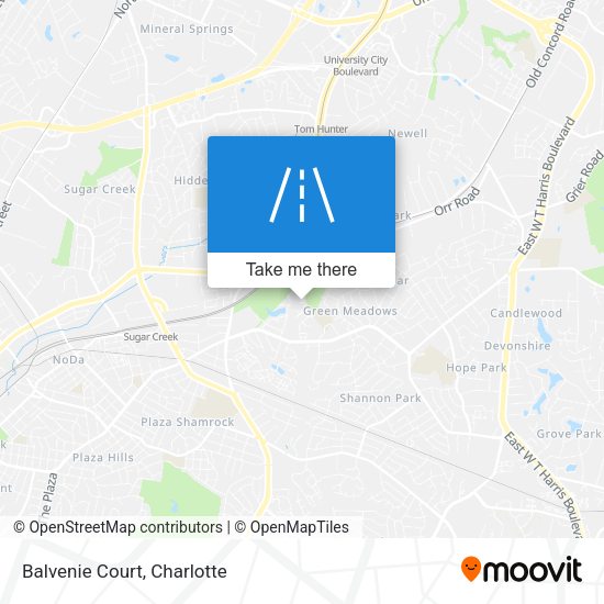 Balvenie Court map