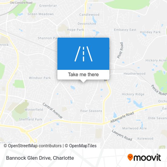 Mapa de Bannock Glen Drive