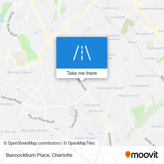 Bannockburn Place map