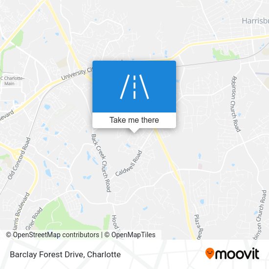 Barclay Forest Drive map