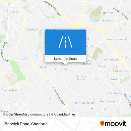 Mapa de Barwick Road