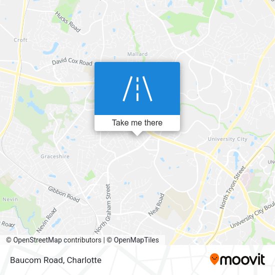 Mapa de Baucom Road