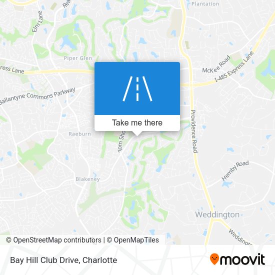 Bay Hill Club Drive map