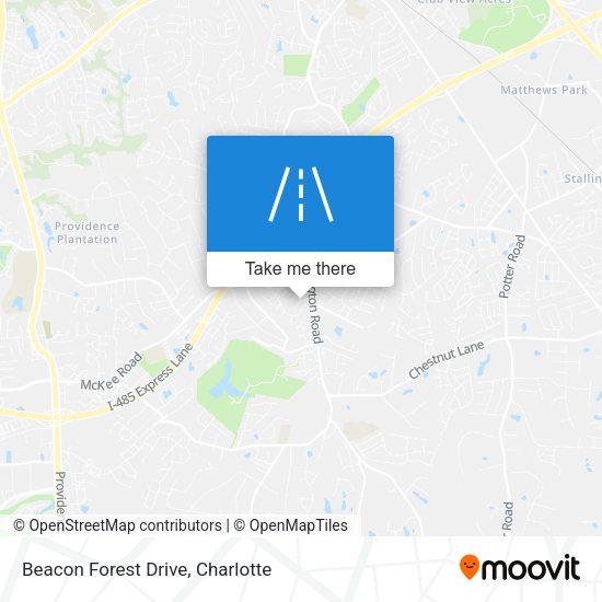 Beacon Forest Drive map