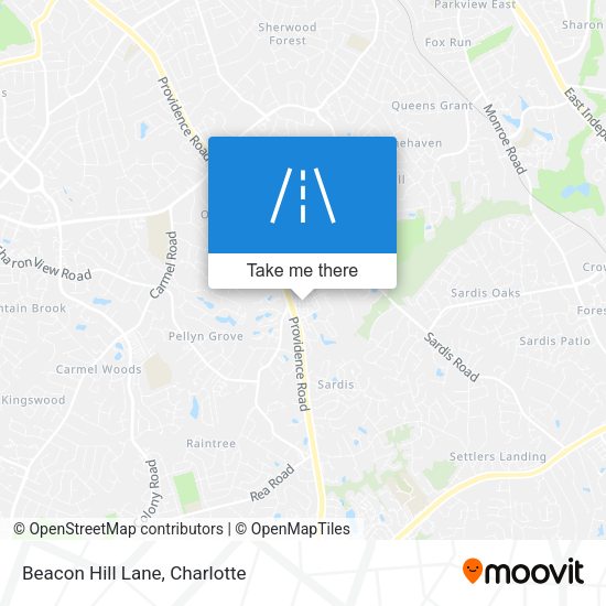 Mapa de Beacon Hill Lane