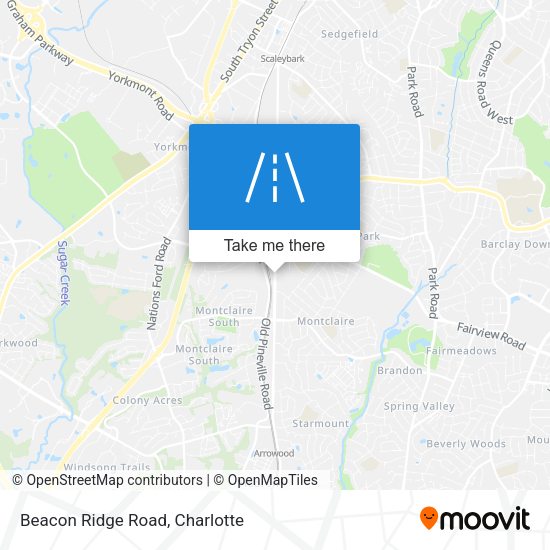 Beacon Ridge Road map