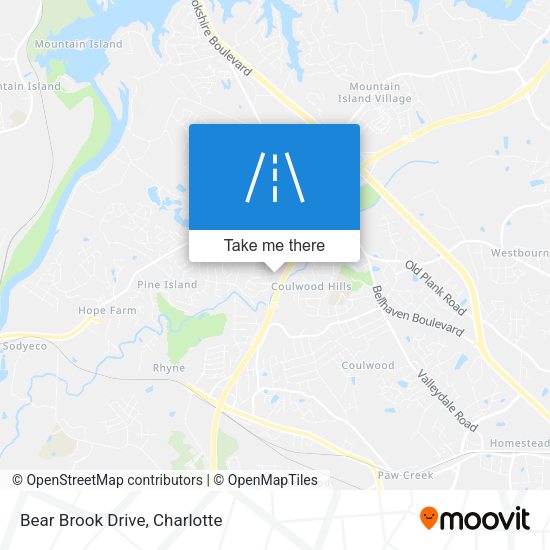 Mapa de Bear Brook Drive