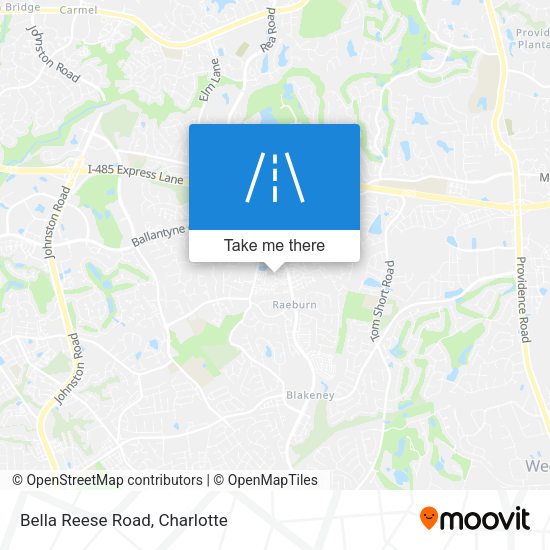 Mapa de Bella Reese Road