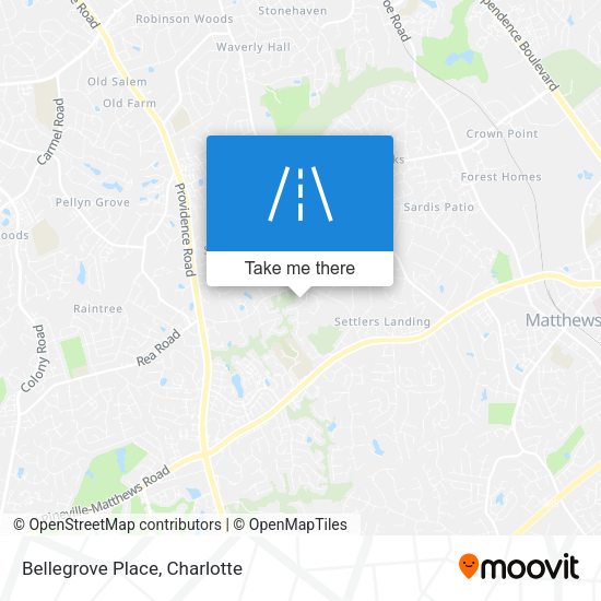 Mapa de Bellegrove Place