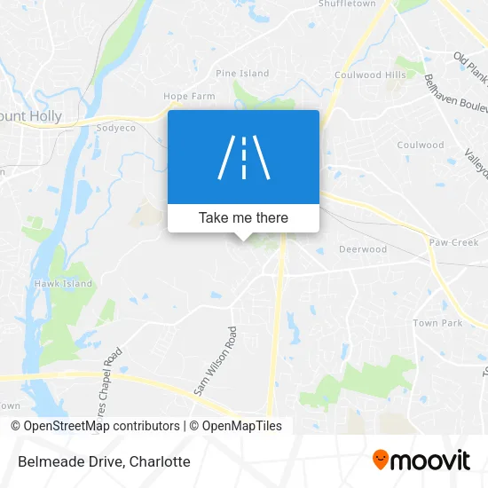 Mapa de Belmeade Drive