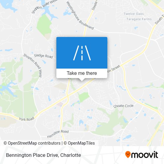 Mapa de Bennington Place Drive