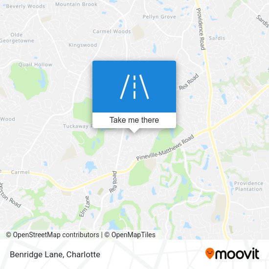 Mapa de Benridge Lane