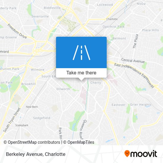 Mapa de Berkeley Avenue