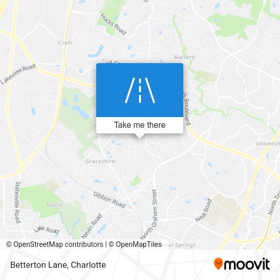 Mapa de Betterton Lane