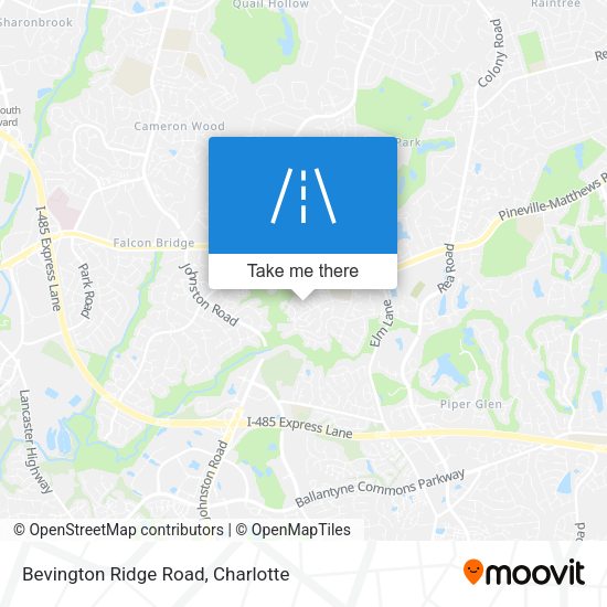 Bevington Ridge Road map