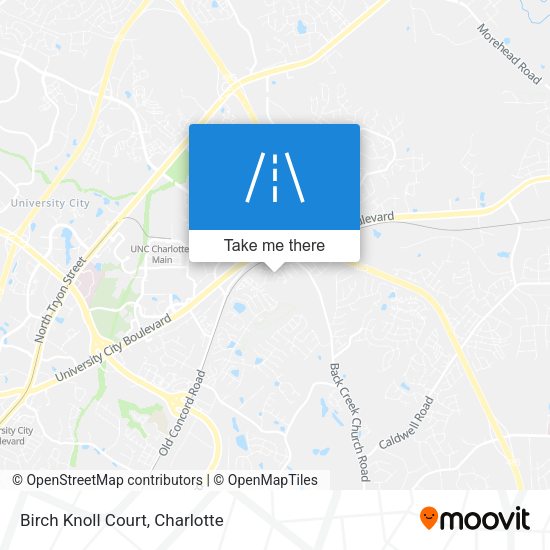 Birch Knoll Court map