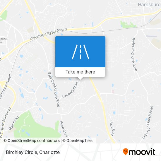 Birchley Circle map