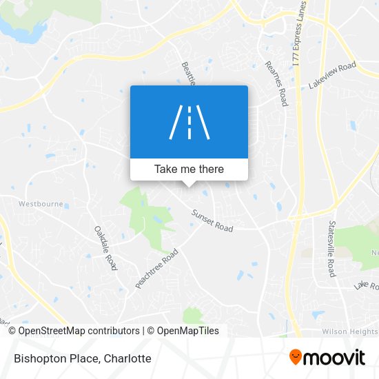 Mapa de Bishopton Place
