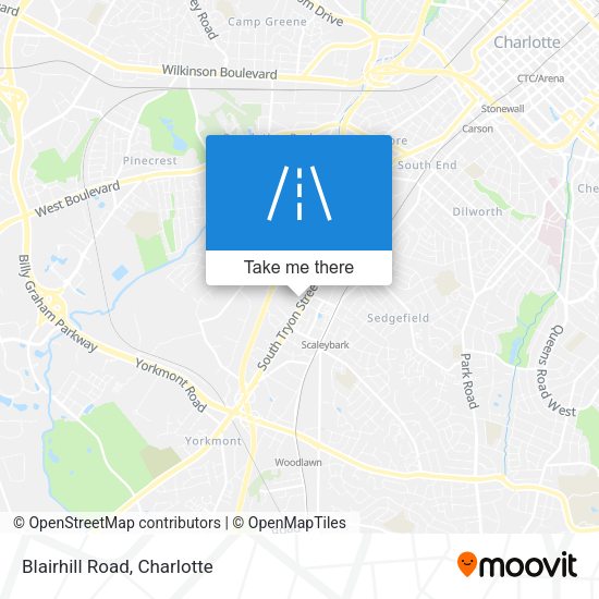 Mapa de Blairhill Road