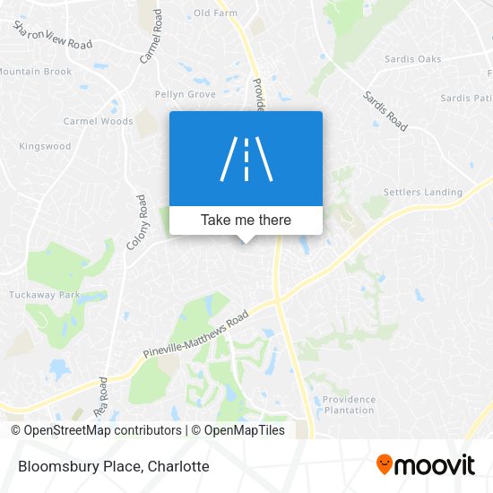 Mapa de Bloomsbury Place