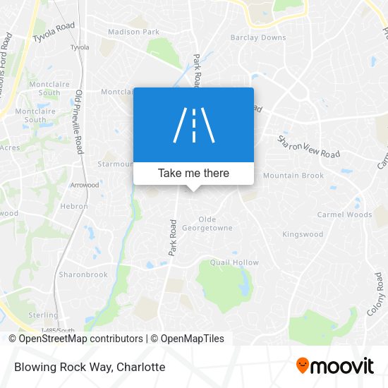 Mapa de Blowing Rock Way