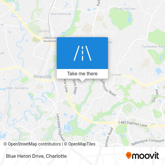 Blue Heron Drive map