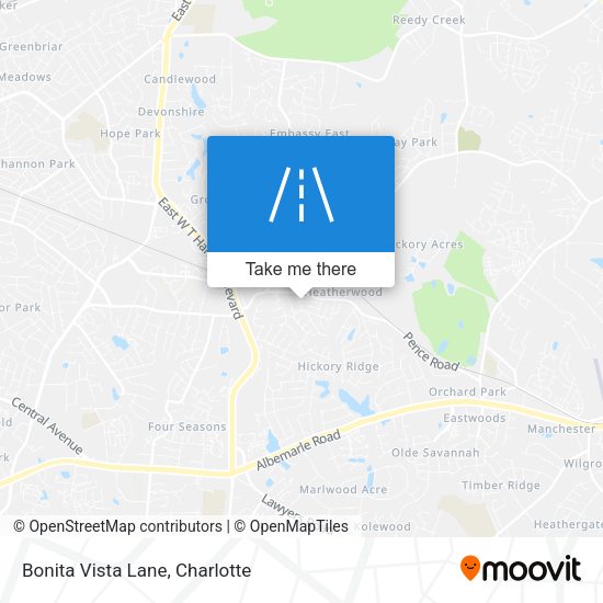 Mapa de Bonita Vista Lane