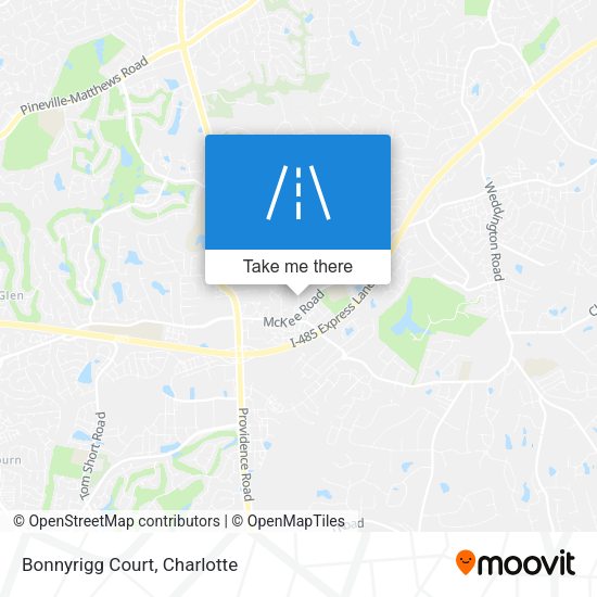 Mapa de Bonnyrigg Court