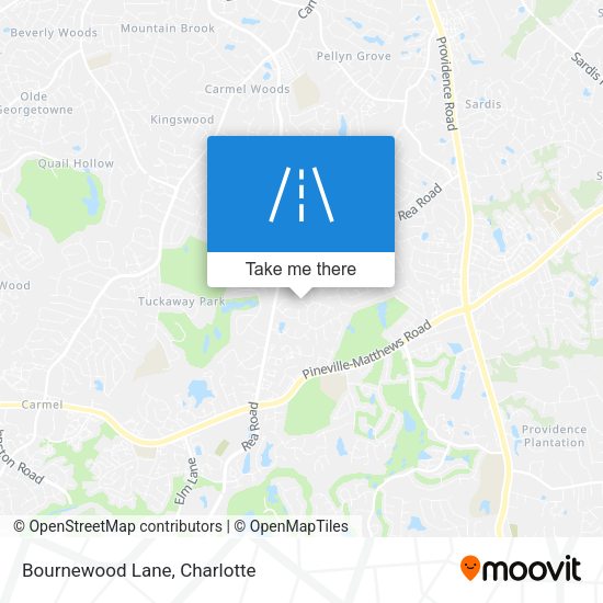 Mapa de Bournewood Lane