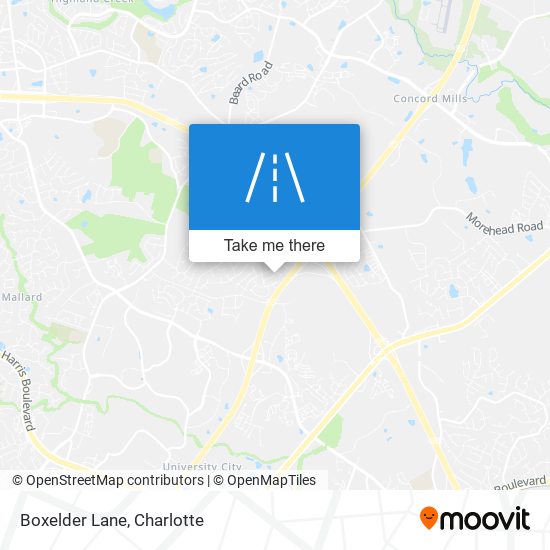 Mapa de Boxelder Lane