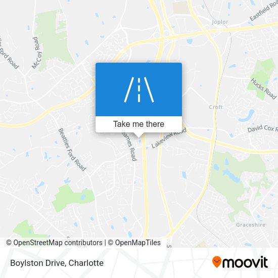 Mapa de Boylston Drive