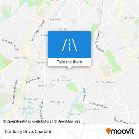 Mapa de Bradbury Drive